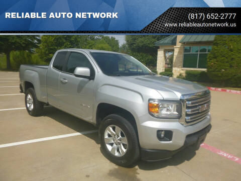 2017 GMC Canyon for sale at RELIABLE AUTO NETWORK in Arlington TX