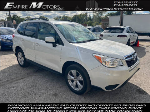 2015 Subaru Forester for sale at Empire Motors LTD in Cleveland OH