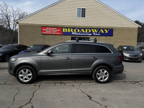 2015 Audi Q7 for sale at Broadway Motoring Inc. in Ayer MA