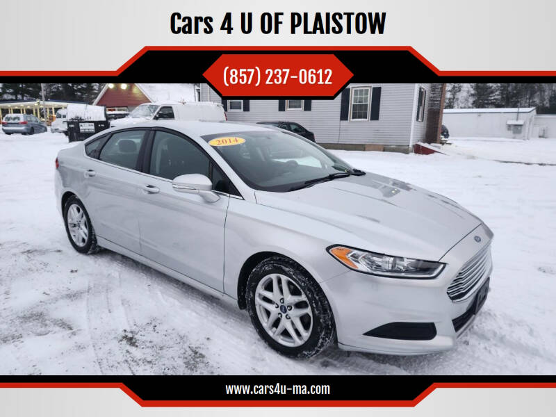 2014 Ford Fusion for sale at Cars 4 U OF PLAISTOW in Plaistow NH