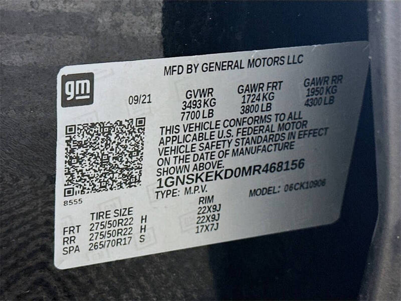 2021 Chevrolet Suburban RST