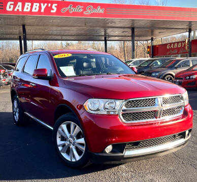2013 Dodge Durango for sale at GABBY'S AUTO SALES in Valparaiso IN