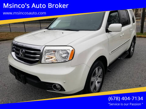2013 Honda Pilot for sale at Msinco's Auto Broker in Snellville GA