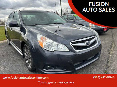 2011 Subaru Legacy for sale at FUSION AUTO SALES in Spencerport NY