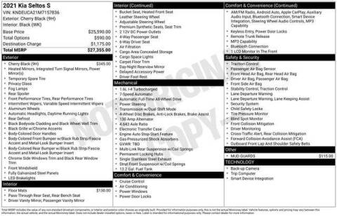 2021 Kia Seltos S Turbo