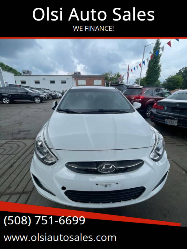 2016 Hyundai Accent for sale at Olsi Auto Sales in Worcester MA