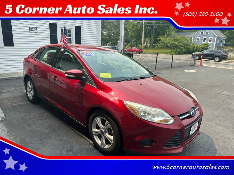 2013 Ford Focus for sale at 5 Corner Auto Sales Inc. in Brockton MA