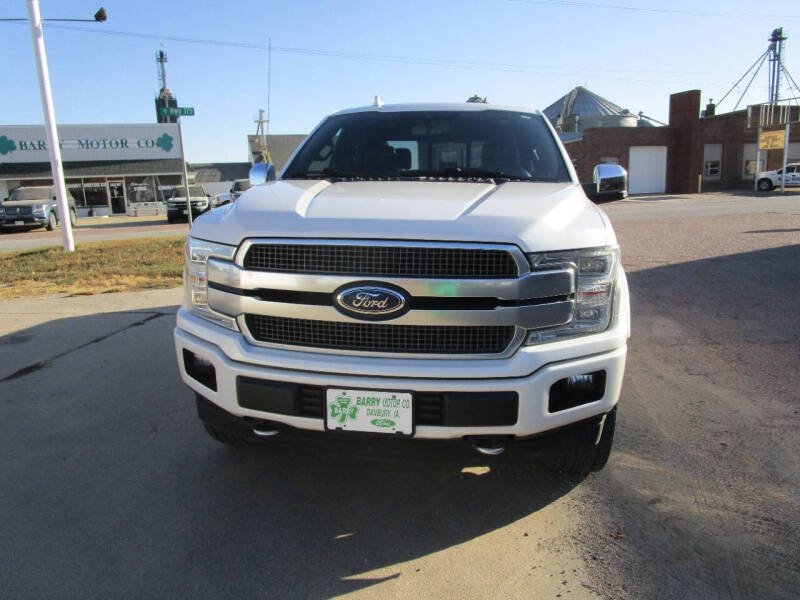 Used 2019 Ford F-150 Platinum with VIN 1FTEW1E56KFC08429 for sale in Danbury, IA