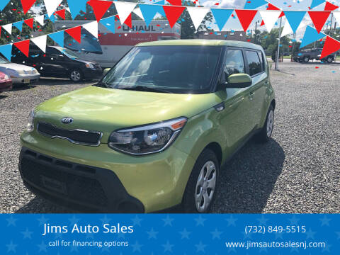 2014 Kia Soul for sale at Jims Auto Sales in Lakehurst NJ