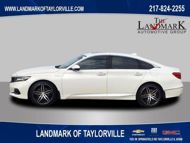 2021 Honda Accord Hybrid for sale at LANDMARK OF TAYLORVILLE in Taylorville IL
