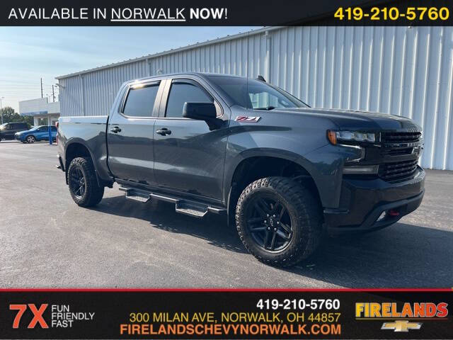 Used 2021 Chevrolet Silverado 1500 LT Trail Boss with VIN 1GCPYFEL2MZ418056 for sale in Norwalk, OH