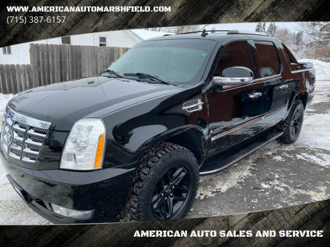 2008 Cadillac Escalade EXT for sale at AMERICAN AUTO SALES AND SERVICE in Marshfield WI