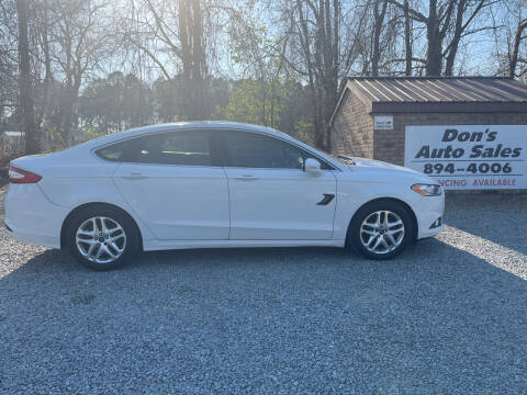 2013 Ford Fusion for sale at Don's Auto Sales in Benson NC