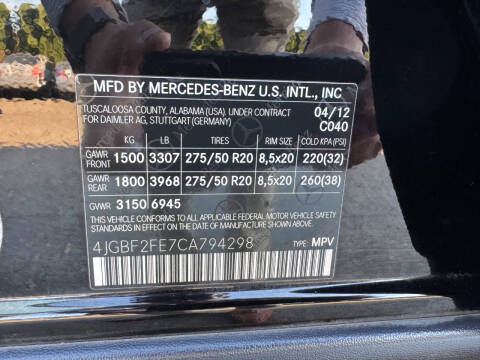 2012 Mercedes-Benz GL-Class GL 350 BlueTEC