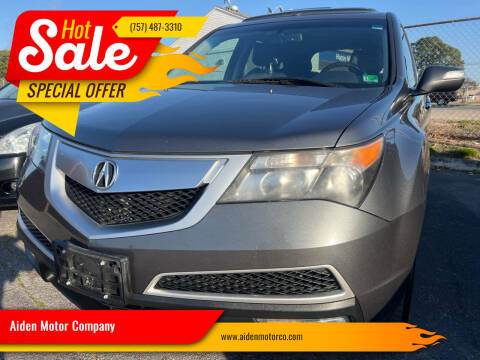 2010 Acura MDX for sale at Aiden Motor Company in Portsmouth VA