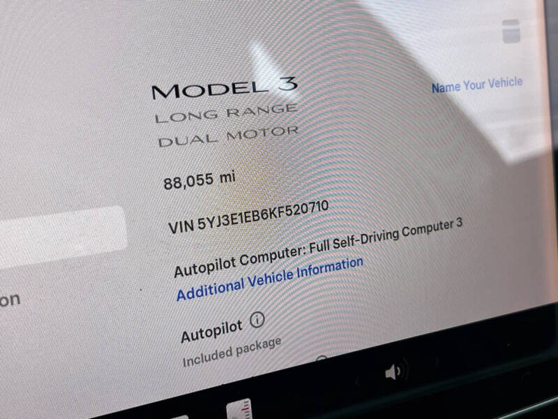 2019 Tesla Model 3 Long Range