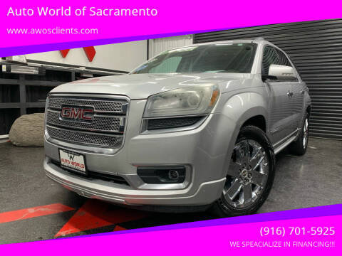 2014 GMC Acadia for sale at Auto World of Sacramento - Elder Creek location in Sacramento CA