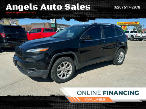 2015 Jeep Cherokee for sale at Angels Auto Sales in Great Bend KS