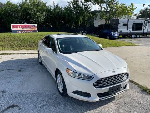 2015 Ford Fusion for sale at Detroit Cars and Trucks in Orlando FL
