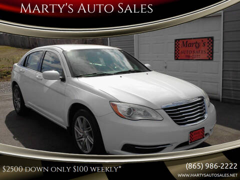 2012 Chrysler 200 for sale at Marty's Auto Sales in Lenoir City TN