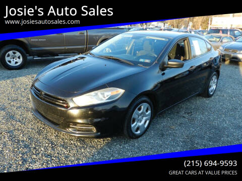 2014 Dodge Dart for sale at Josie's Auto Sales in Gilbertsville PA