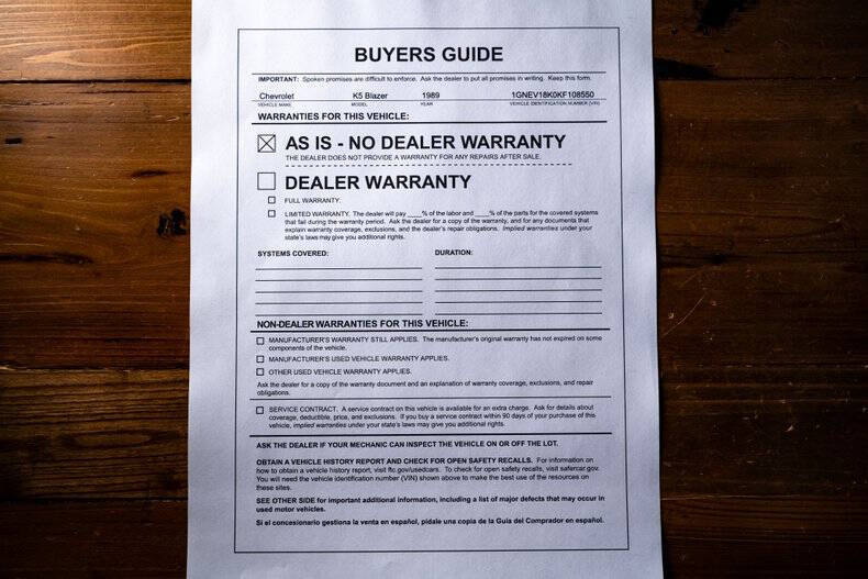 1989 Chevrolet Blazer