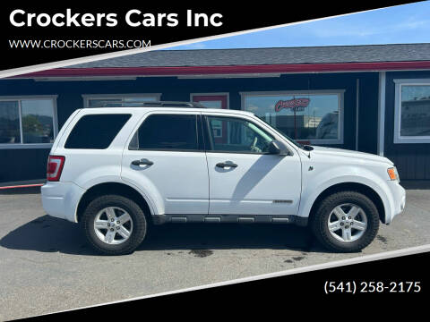 2008 Ford Escape Hybrid for sale at Crockers Cars Inc in Lebanon OR