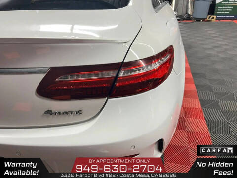 2018 Mercedes-Benz E-Class E 400 4MATIC