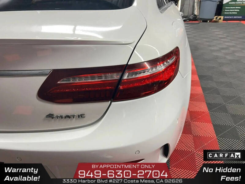 2018 Mercedes-Benz E-Class E 400 4MATIC