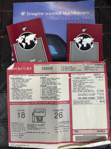 1997 Mercury Cougar XR7