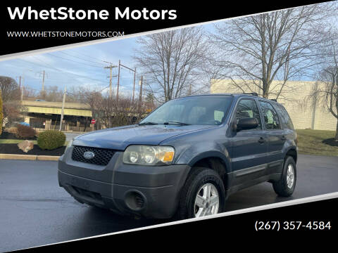 2005 Ford Escape for sale at WhetStone Motors in Bensalem PA