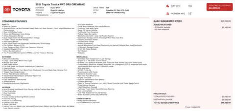 2021 Toyota Tundra SR5
