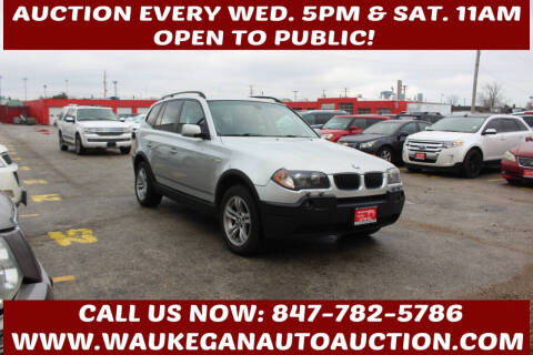 2005 BMW X3 for sale at Waukegan Auto Auction in Waukegan IL