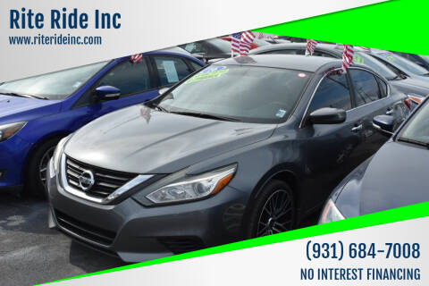 2016 Nissan Altima for sale at Rite Ride Inc 2 in Shelbyville TN