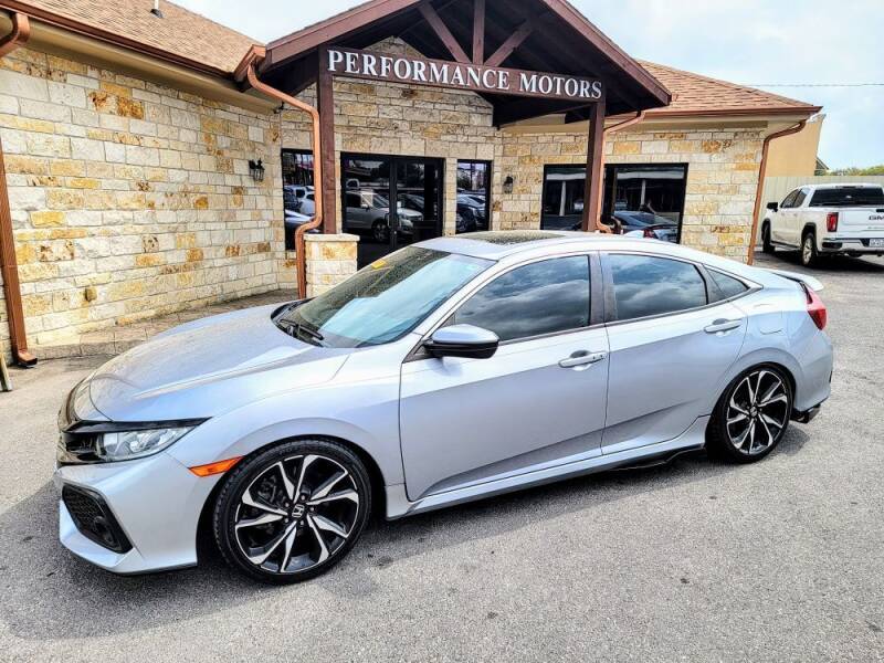 2018 Honda Civic for sale at Performance Motors Killeen Second Chance in Killeen TX