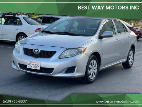 2009 Toyota Corolla for sale at BEST WAY MOTORS INC in San Diego CA