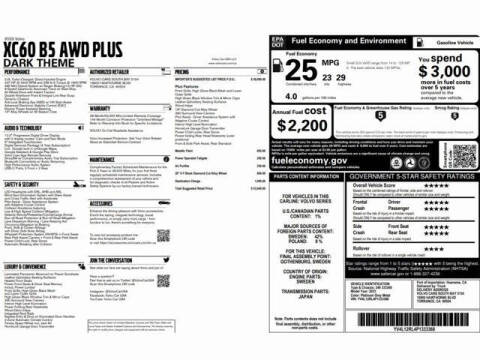2023 Volvo XC60 B5 Plus Dark Theme