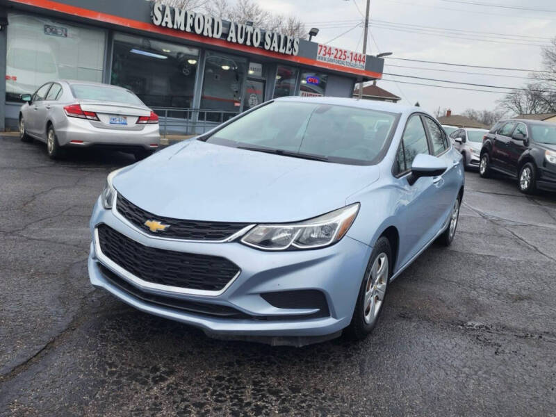 2017 Chevrolet Cruze for sale at Samford Auto Sales in Riverview MI