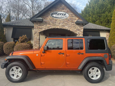 2011 Jeep Wrangler Unlimited for sale at Hoyle Auto Sales in Taylorsville NC