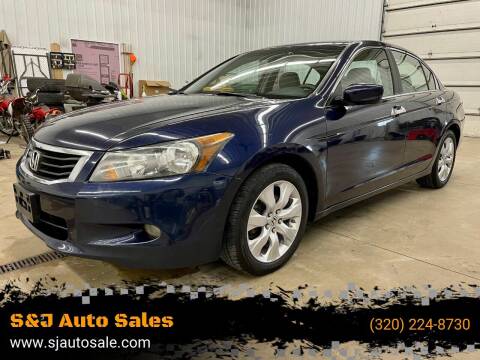 2008 Honda Accord for sale at S&J Auto Sales in South Haven MN