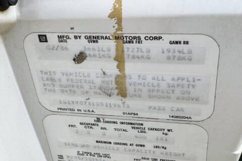 1986 Chevrolet Corvette