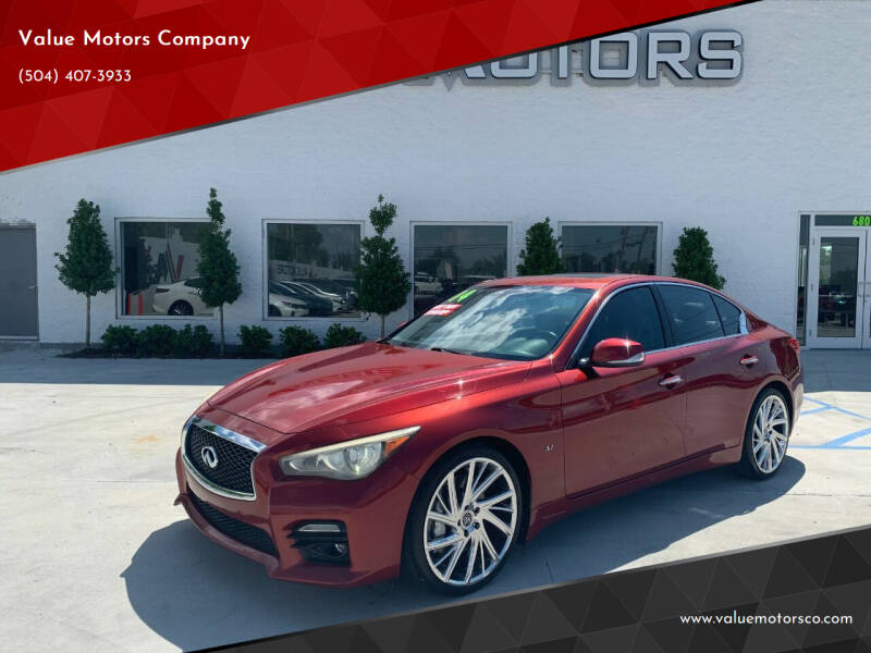 2014 Infiniti Q50 for sale at Value Motors Company in Marrero LA