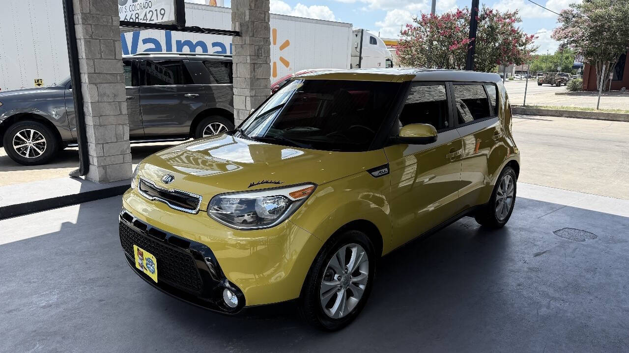 Yellow 2016 Kia Soul + + 4dr Crossover 1