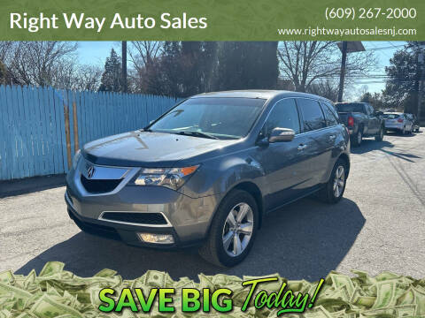 2012 Acura MDX for sale at Right Way Auto Sales in Westampton NJ