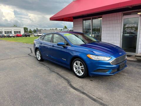 2018 Ford Fusion Hybrid for sale at BORGMAN OF HOLLAND LLC in Holland MI