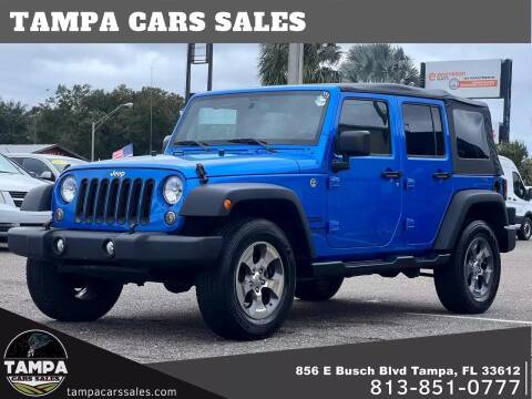 2015 Jeep Wrangler Unlimited for sale at Tampa Cars Sales in Tampa FL