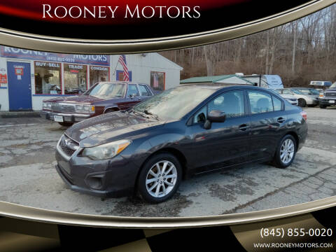 2012 Subaru Impreza for sale at Rooney Motors in Pawling NY
