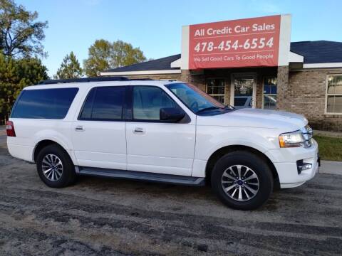 2016 Ford Expedition EL for sale at All Credit Car Sales in Milledgeville GA