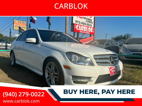 2014 Mercedes-Benz C-Class for sale at CARBLOK in Lewisville TX