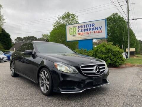 2014 Mercedes-Benz E-Class for sale at GR Motor Company in Garner NC
